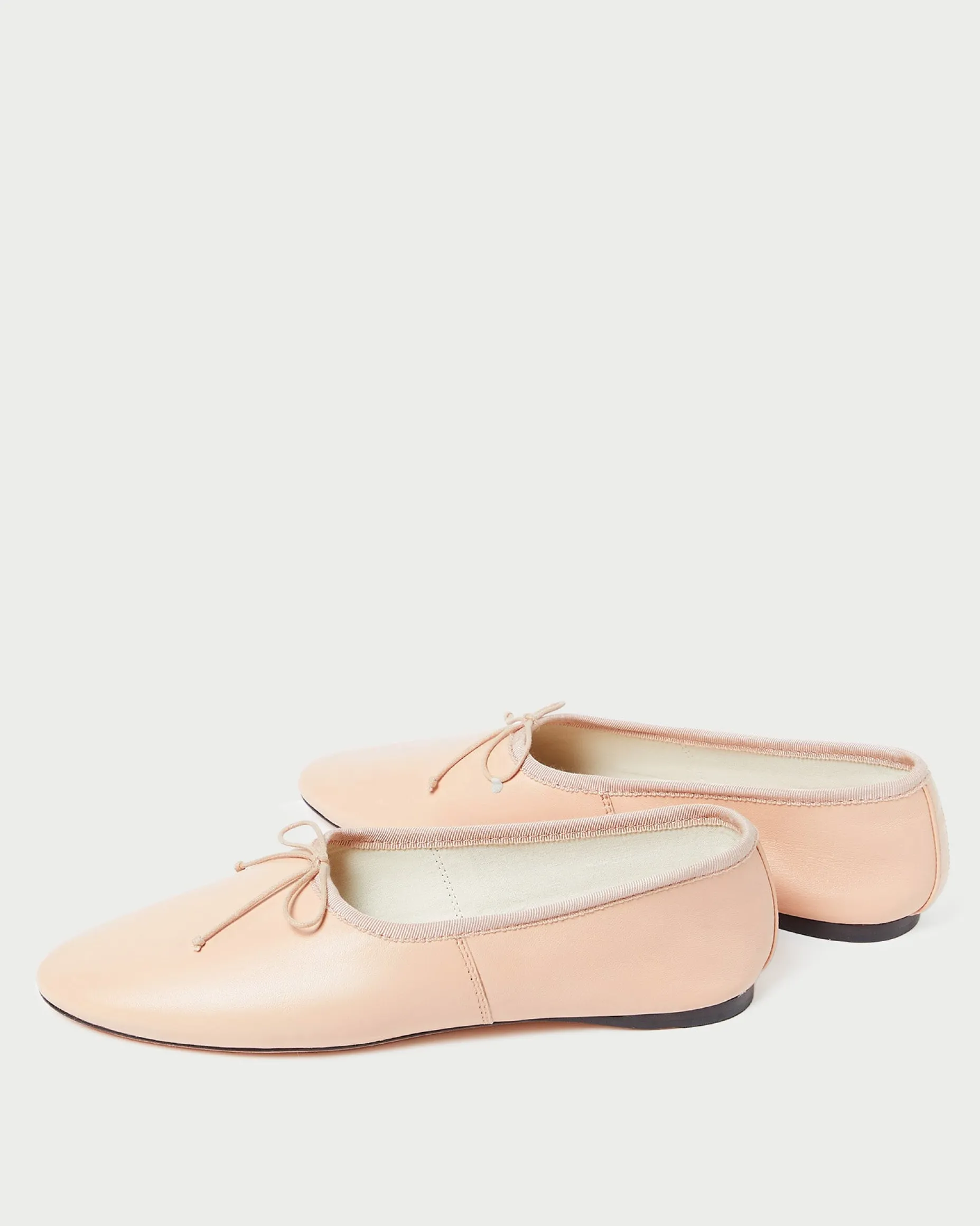 Landon Cream Satin Ballet Flat