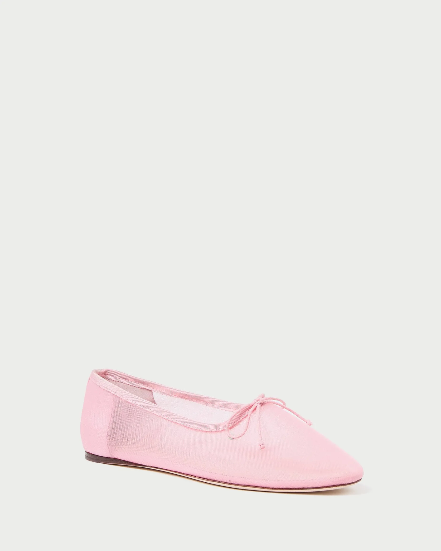 Landon Cream Satin Ballet Flat