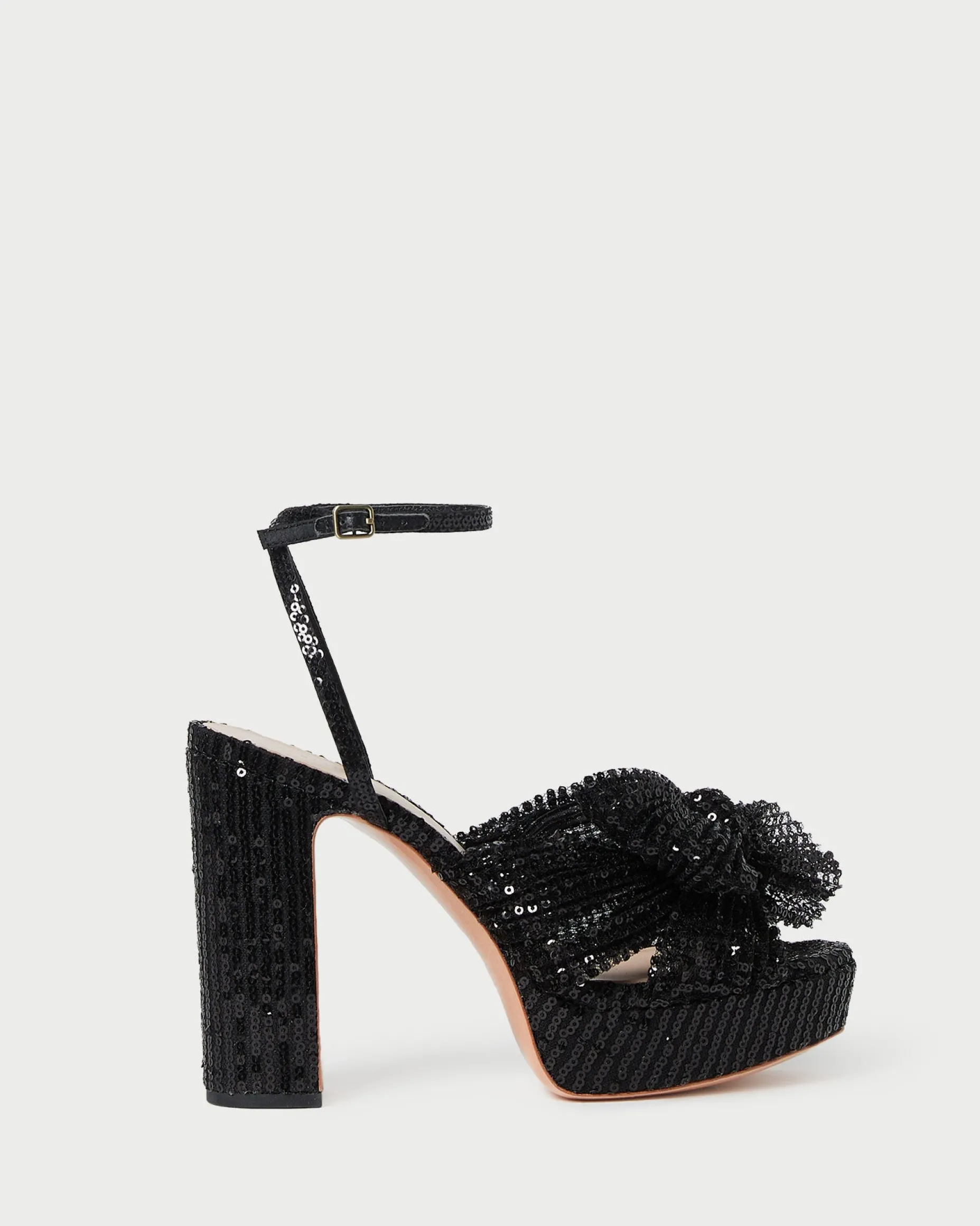 Natalia Pearl Platform Bow Heel