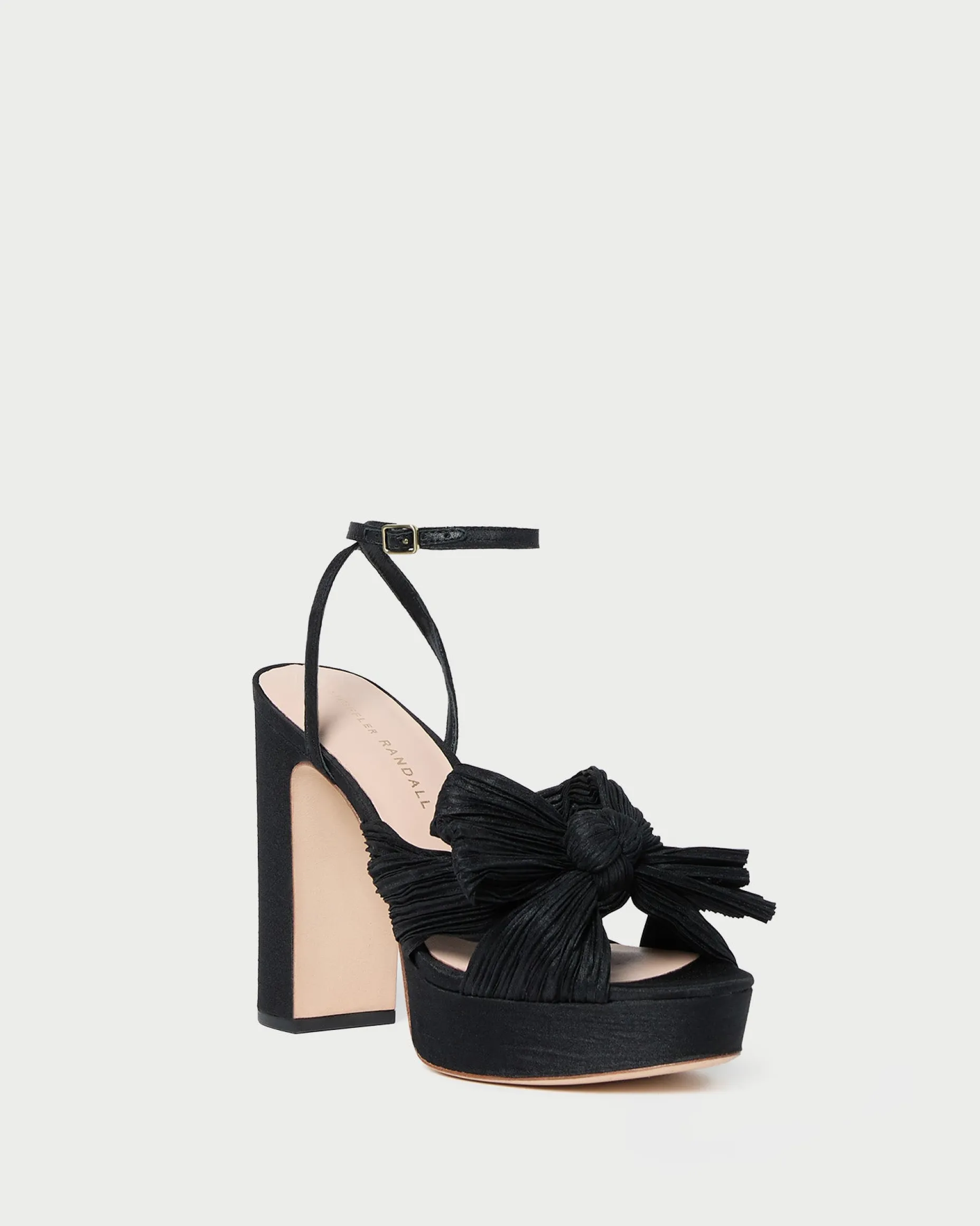 Natalia Pearl Platform Bow Heel