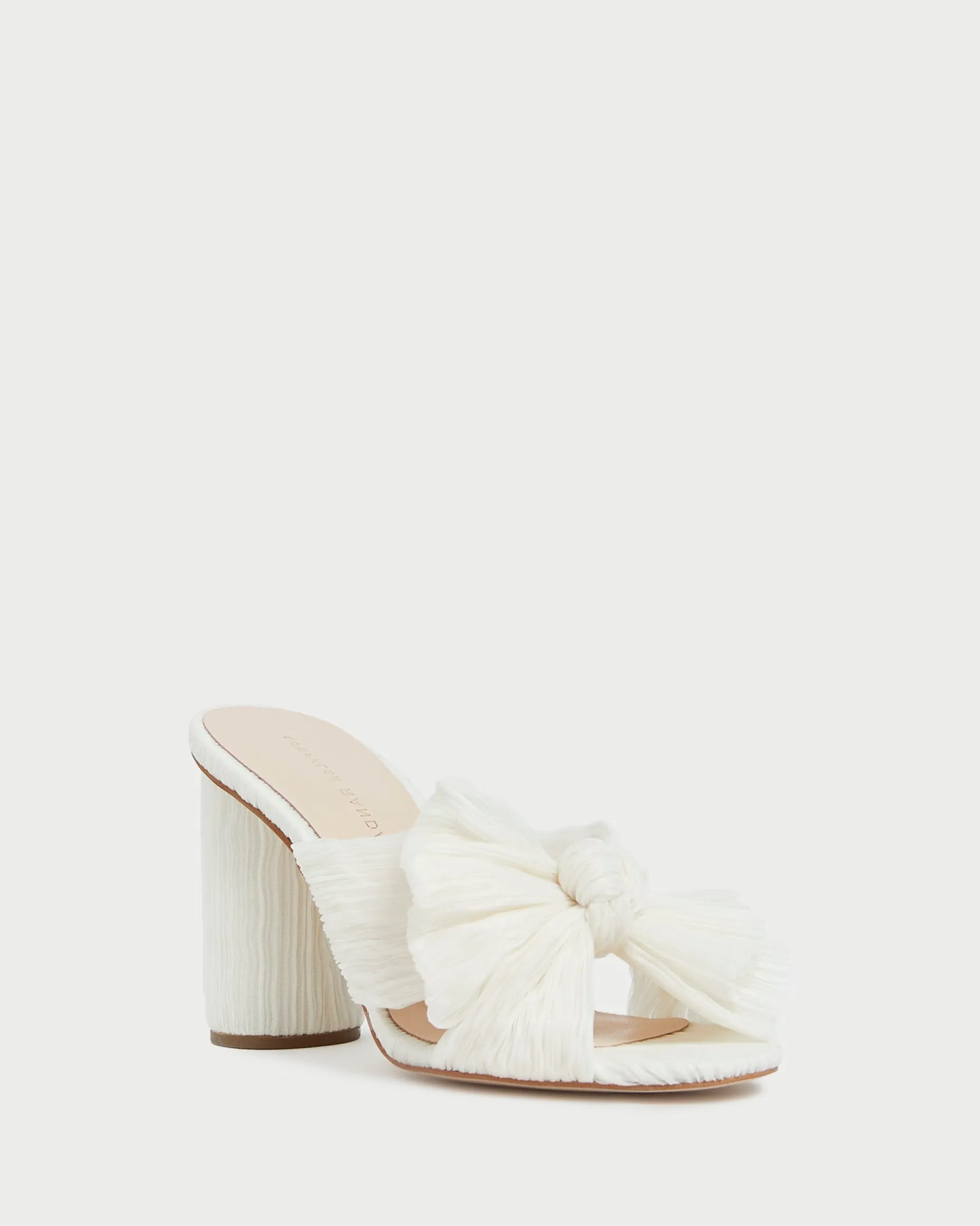 Penny Pearl Pleated Bow Heel