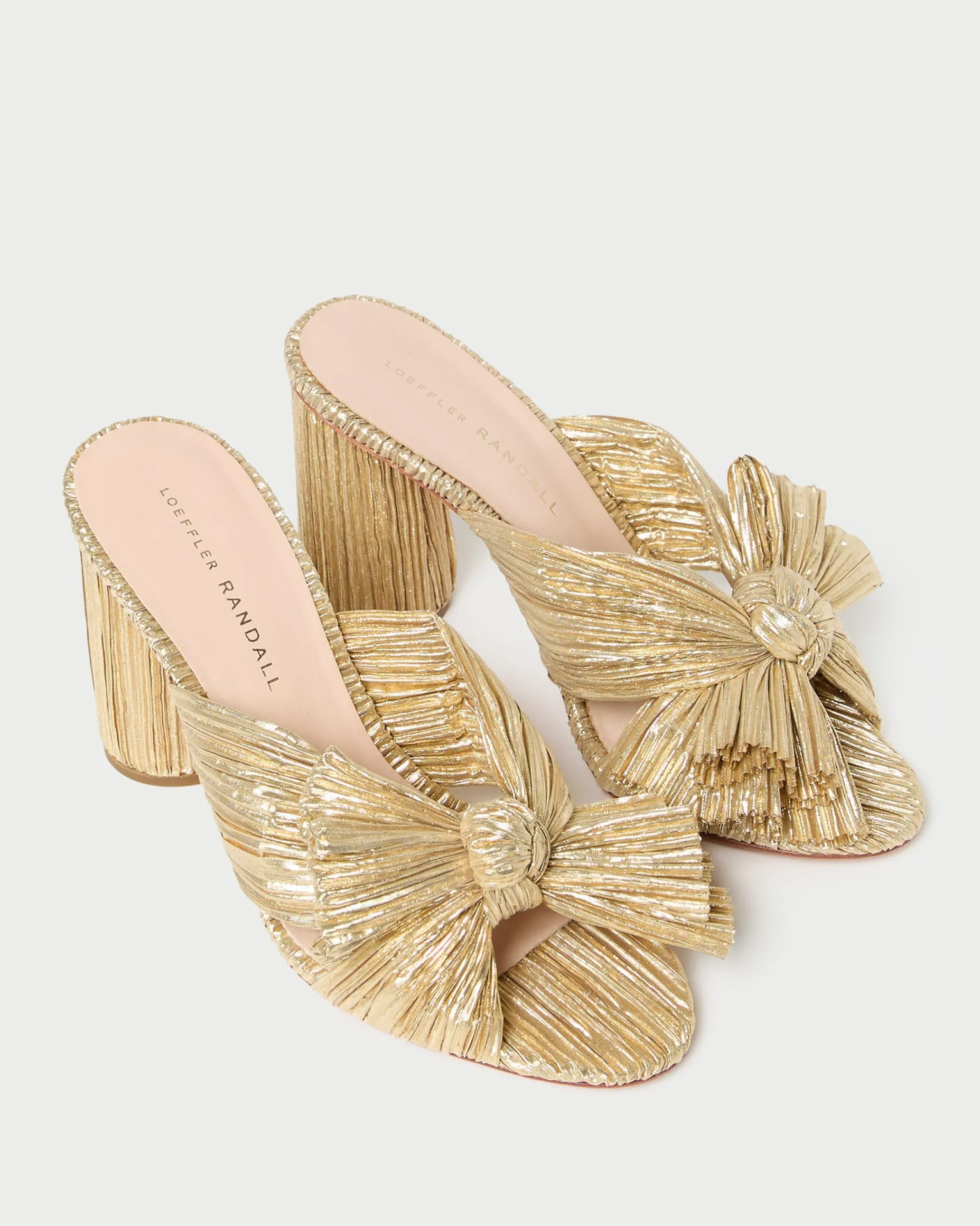 Penny Pearl Pleated Bow Heel