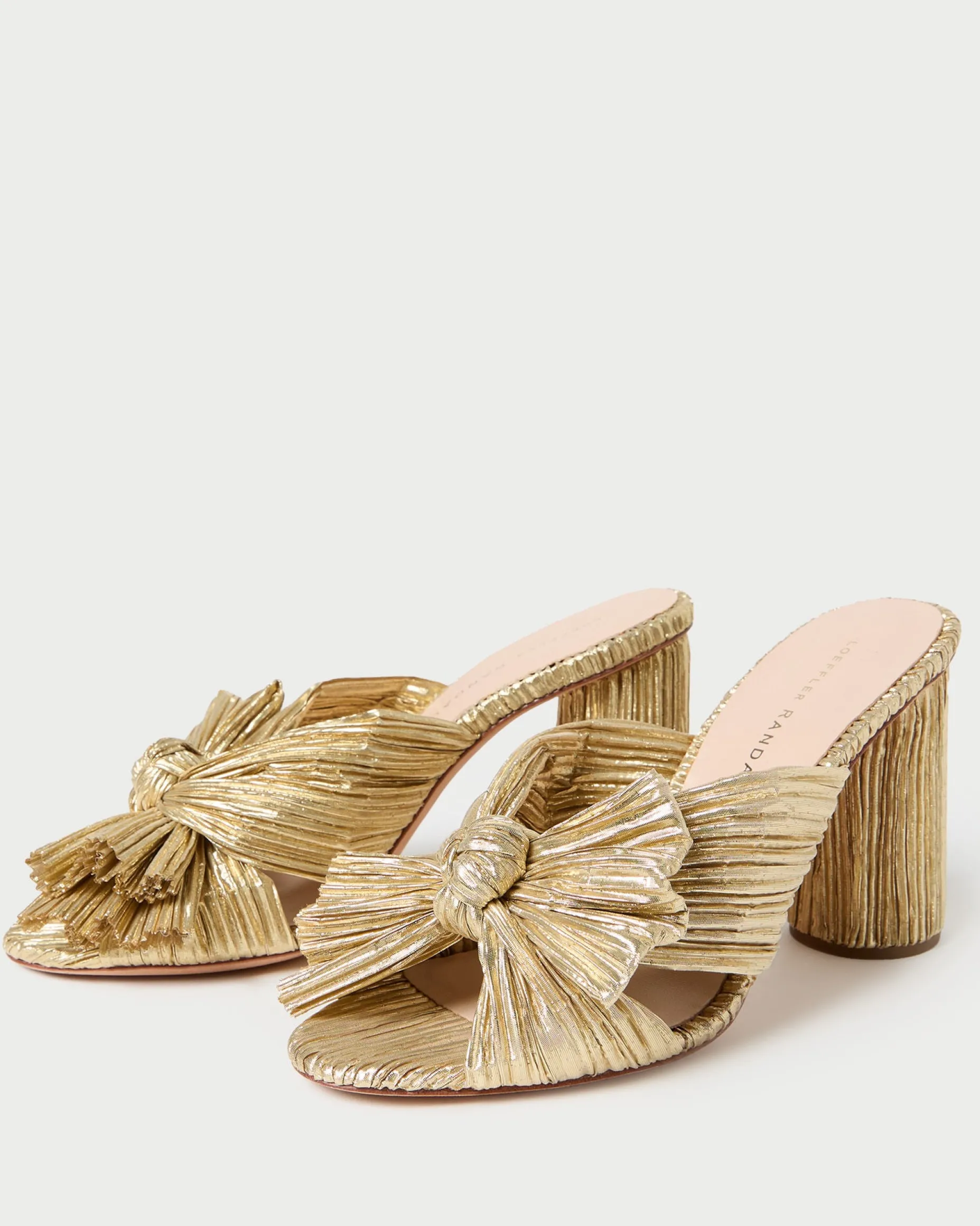 Penny Pearl Pleated Bow Heel