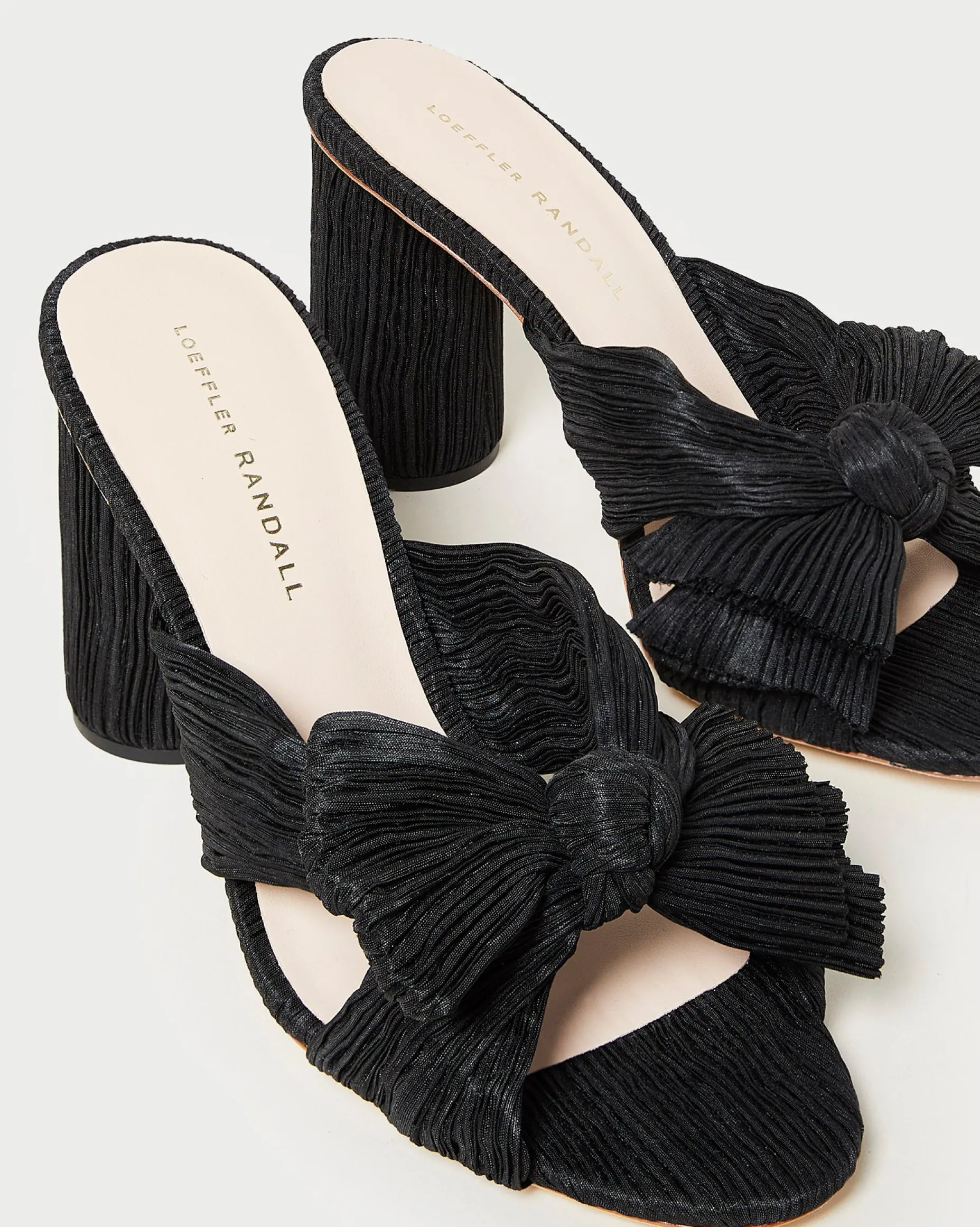 Penny Pearl Pleated Bow Heel
