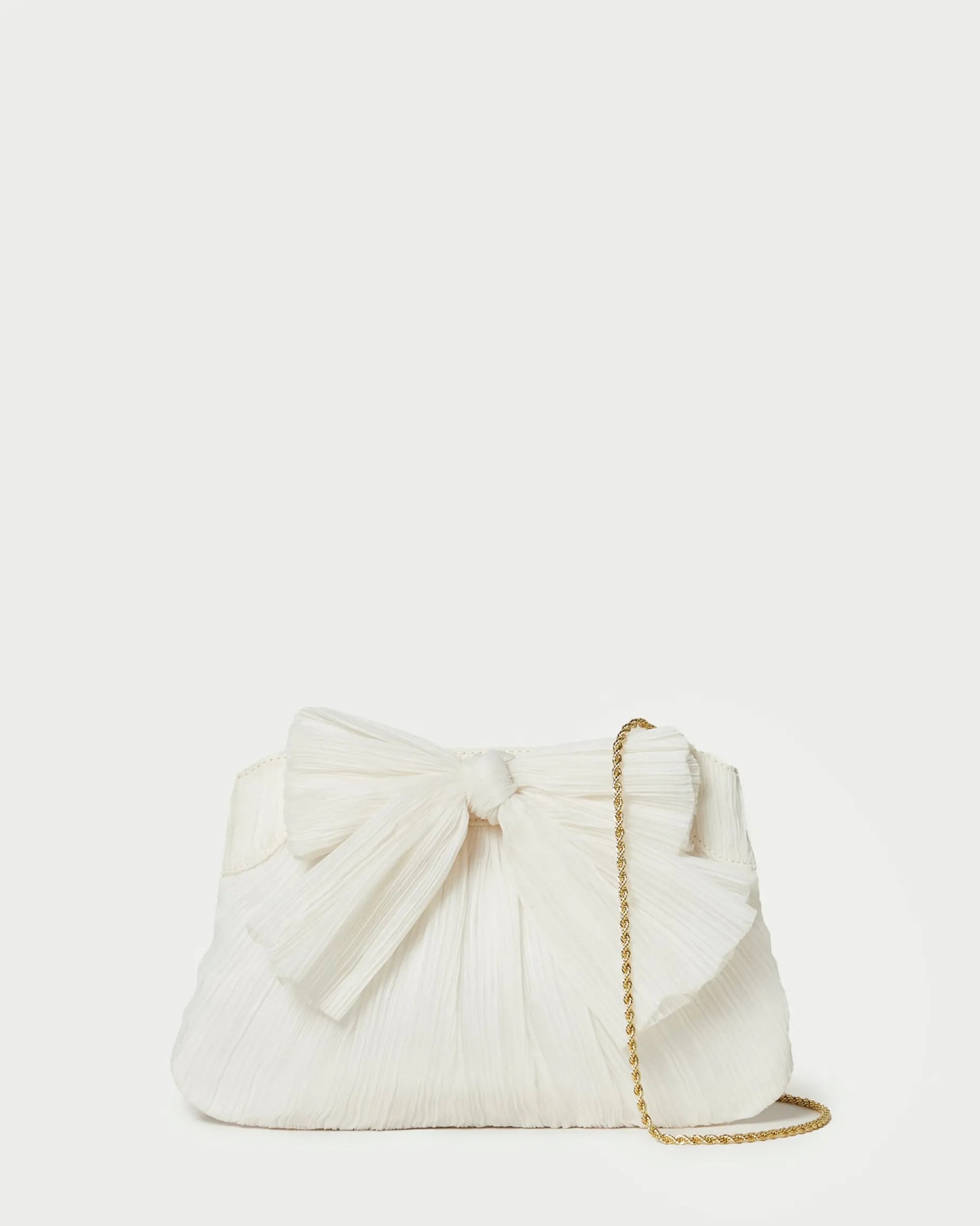 Rayne Sage Bow Clutch