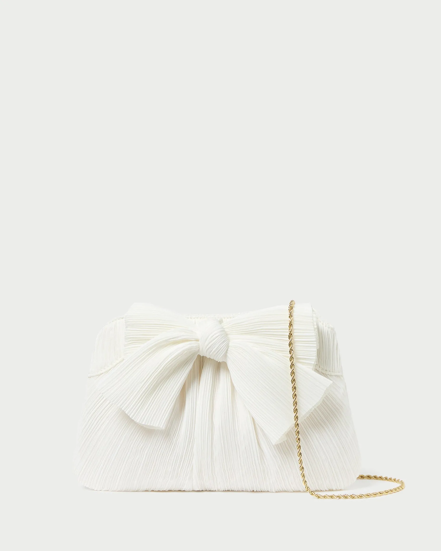 Rayne Sage Bow Clutch