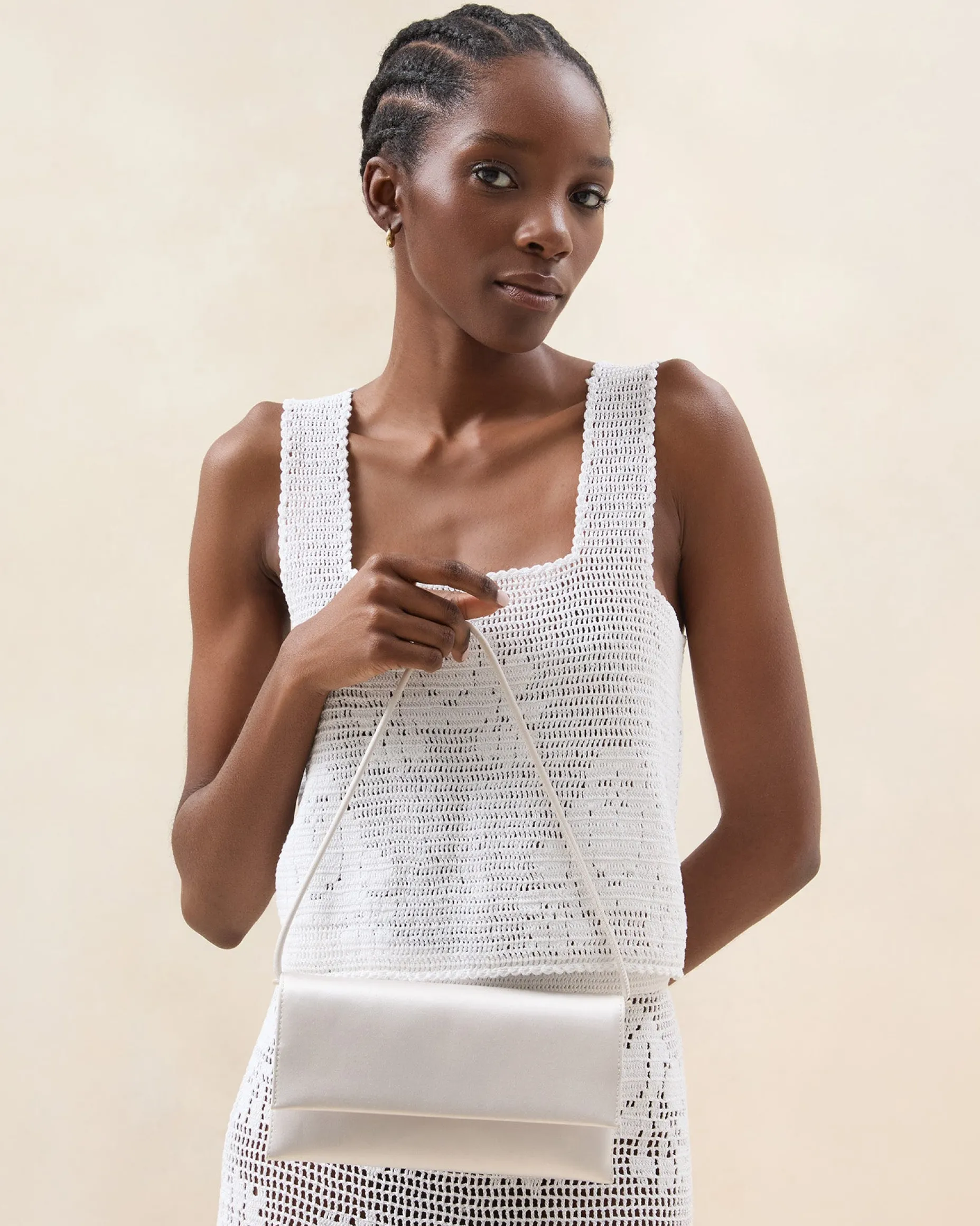 Charlee Butter Leather Shoulder Bag