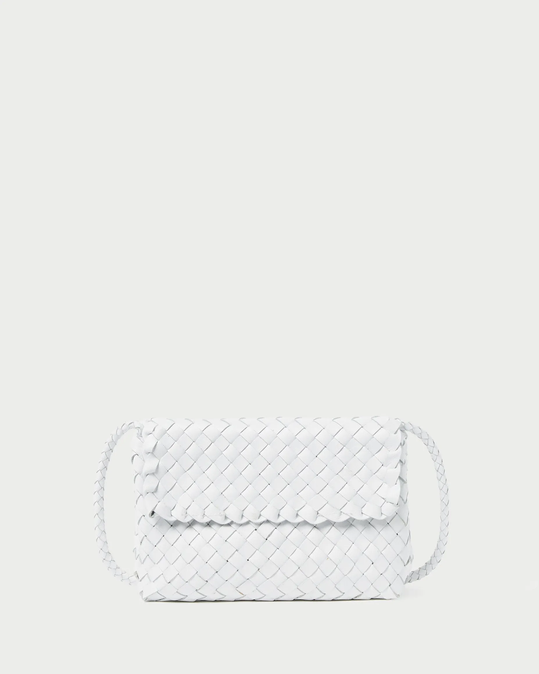 Billie White Leather Shoulder Bag